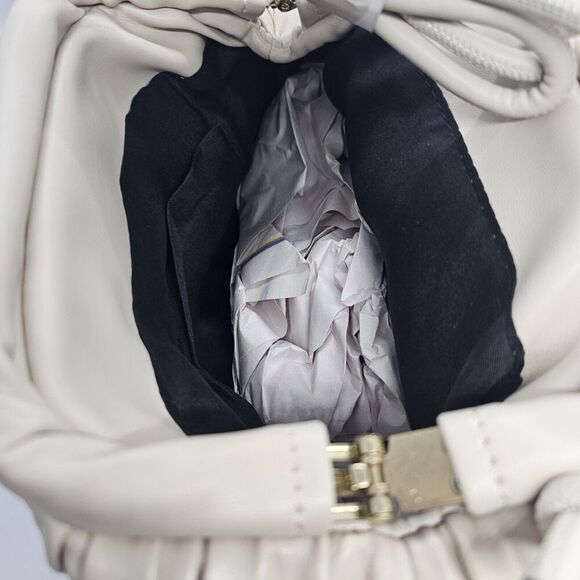 Clutch Purse and Dumpling Bag for Women By Niueimee Zhou Cream Color - Picture 4 of 8